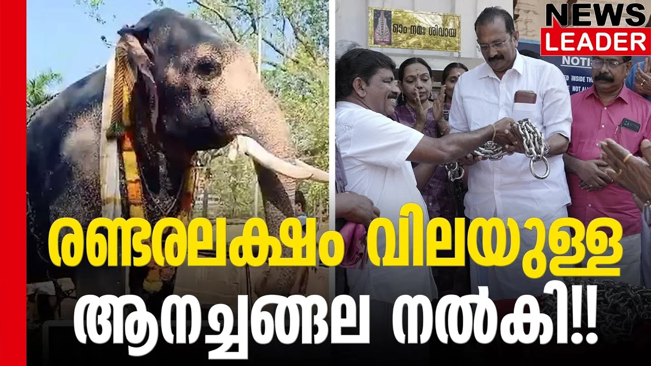 #thrissur #onlinenews #newsleader #vadakkunnathantemple #vadakkunnadhan #cochindevaswomboard #keralaelephant