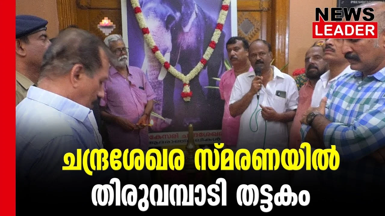 #thrissur #onlinenews #newsleader #malayalamnews #thiruvambadichandrashekaran #thiruvambady #thiruvambaditemple #thrissurpooram #templeelephant
